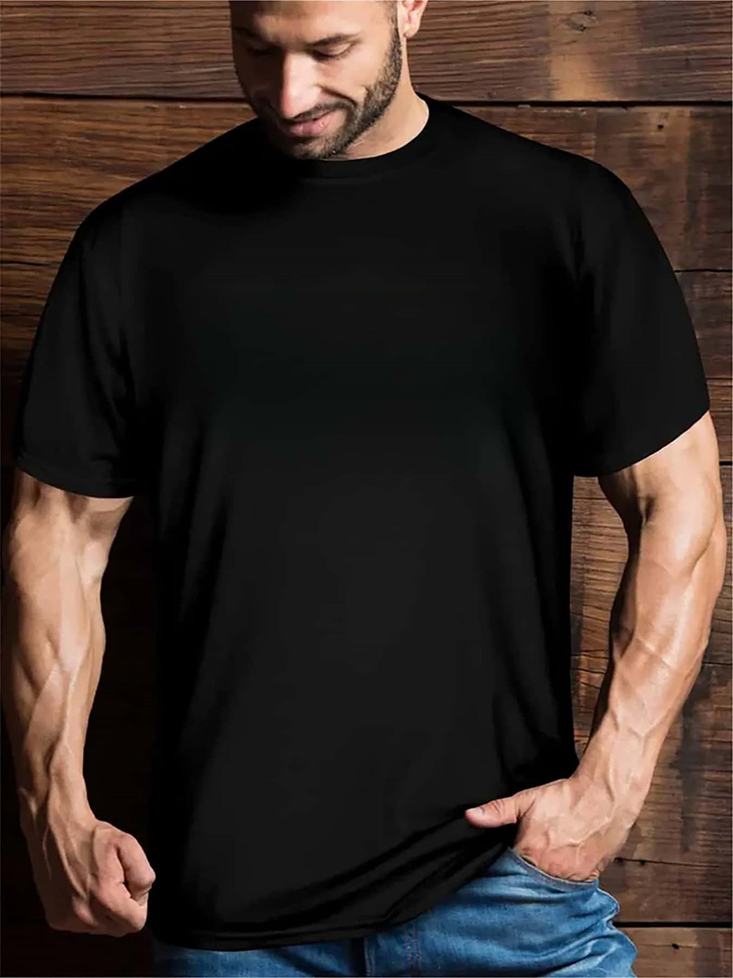 XXL Plus Size Men's 3D Graphic Print T-Shirt - Comfortable, Breathable, Quick-Drying, Soft Fabric - Unique Design, Casual Wear, Summer Essential
