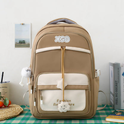 Men's And Women's Same Fashion All-match Backpack Large Capacity