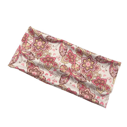 Fashion printed bouquet headband