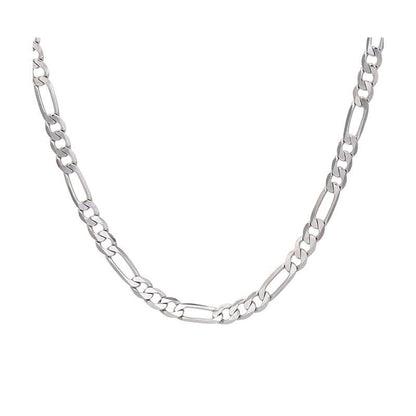 Hip Hop Silver Necklace Men And Women Thick Type