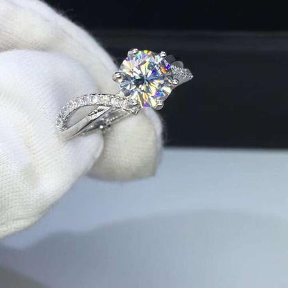 Zircon Ring Engagement Ring