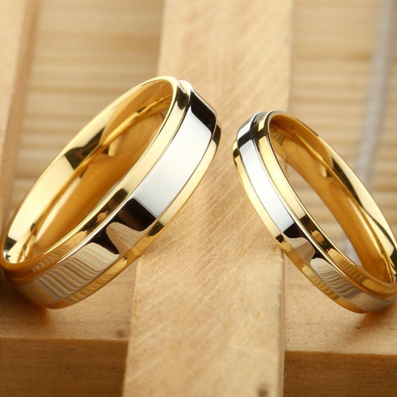 Couple Ring 316 Titanium Steel Ring