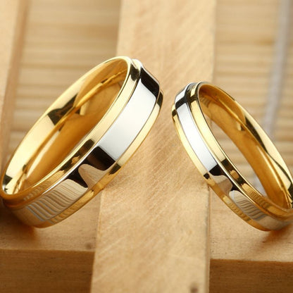 Couple Ring 316 Titanium Steel Ring