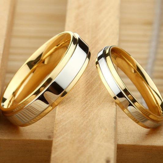 Couple Ring 316 Titanium Steel Ring