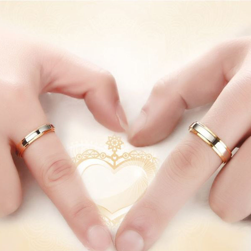 Couple Ring 316 Titanium Steel Ring