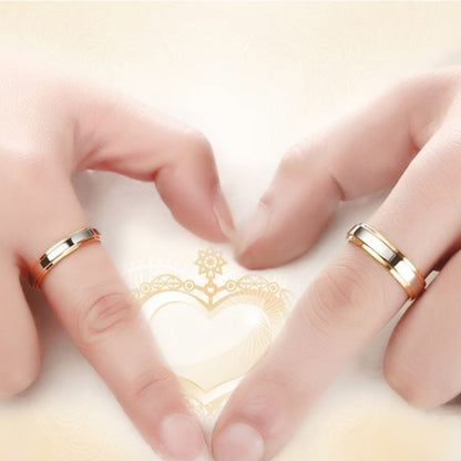 Couple Ring 316 Titanium Steel Ring